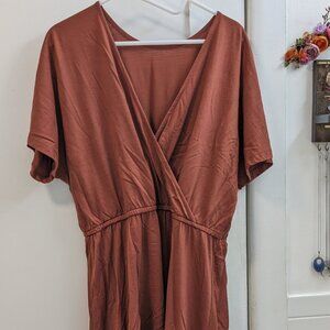Large Wool& (Wooland) Reversible Brookyln Merino Wool Fit and Flare Dress